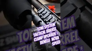 Benelli Nova Speed: Tactical Barrel Clamp Install   #shotsfeeds  #guntok #shotgunsports #shortvideo