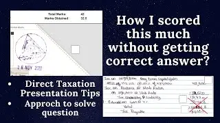 Income Tax Certified Copies | CA Inter | Presentation Tips | Exemption | Marking Pattern