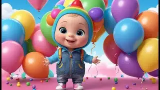 Magic Rainbow Balloon Pop | Fun Color Learning Nursery Rhyme for Kids | Baby Learning Song