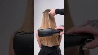 our 2-in-1 hot air styler take your hair from wet to dry in only a few passes🖤