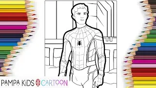 Marvel Avengers Tom Holland Spider-Man Homecoming Far From Home Superheroes Coloring for Kids