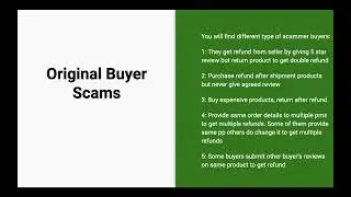 Lecture #1: Why & how to Verify Buyers (Jennys)
