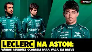 💥LECLERC &Eacute; PROCURADO V&Aacute;RIAS VEZES PELA ASTON MARTIN PARA VAGA EM 2027 | F&Oacute;RMULA 1 |GP EM CASA