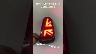 MINI COOPER R50 2000-2006 TAIL LAMP UNION JACK LED LIGHT BAR WELCOME LIGHT REAR LIGHT+SIGNAL RUNNING