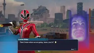 Power Rangers Battle for The Grid Arcade Mode With Lauren Shiba (Red Samurai Ranger)