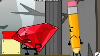 Ruby crying over the loss of the basketball game (BFDIA 5c: No More Snow!/Space Jam 2: A New Legacy)