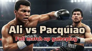 Fight Night Round 3: Ali DESTROYS Pacquiao! (PPSSPP Android Full Gameplay)