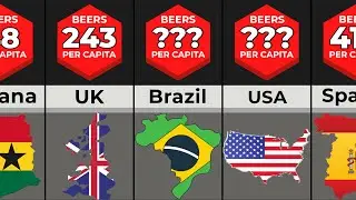 🍺🍺 Beer Comparison: What Country Has The Biggest Drinkers