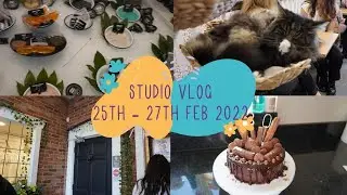 Studio Vlog ✿ Functional Flexi Planner ✿ Tilly Journals ✿ March 2022 ✿ Cat Caf&eacute; and More!
