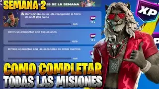 COMO COMPLETAR TODAS LAS MISIONES DE IMPULSO INICIAL SEMANA 2 FORTNITE CAPITULO 7 TEMPORADA 1