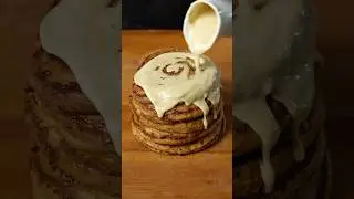 Pumpkin Spiced Cinnamon Roll PANCAKES