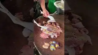 Amazing Chicken Cutting Tricks  - Knife Skills #cuttingart