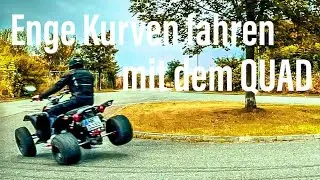 Enge Kurven fahren mit dem Quad und das Problem mit der Starrachse