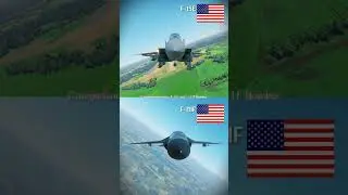 U.S.A F-15E Strike Eagle vs U.S.A F-111F Frontal Shot Comparison #warthunder