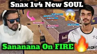 🔥Snax 1v4 New SOUL 😱|Snax On FIRE🔥#SnaxOp#SOUL