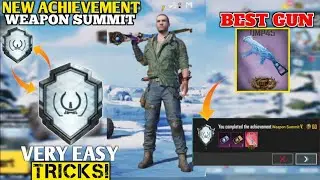 How To Complete (Weapon Summit) New Achievement | Easy Tips and Tricks | PUBGM