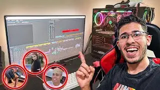 COMO É minha ROTINA sendo EDITOR DE VÍDEO do GUI NOBRE, PATY CAETANO E JEIMÃO?