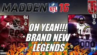 OH YEAH!!! BRAND NEW LEGENDS TO MUT 16 | Daunte Culpepper & Ronde Barber | Madden Ultimate Team 16