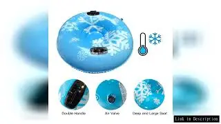96/120cm Snow Sledge Inflatable Ski Ring PVC Sledding Tube Thicken Snow Tubing Winter Snow Tube with