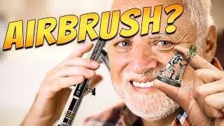 Can this airbrush help me paint a Necron old man?