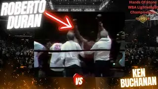 Roberto Duran Vs Ken Buchanan | Wins WBA World Lightweight Championship