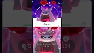 When I Got✨️Shiny Gigantamax Background Gengar Raid in Pokemon Go