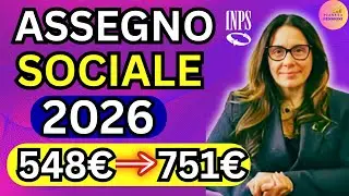 📢Assegno Sociale 2026: Importi, Requisiti e Novit&agrave; UFFICIALI 🔥