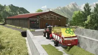 Grass silage in the Alps | Erlengrat | FS22 Realistic Gameplay