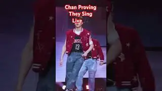 Chan Proving Skz Sings Live #chan #bangchan #straykids #skz #stay #stanskz #thunderous