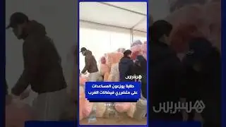 طلبة جامعة ابن طفيل بالقنيطرة يتطوعون إلى جانب السلطات لتوزيع المساعدات على متضرري فيضانات الغرب