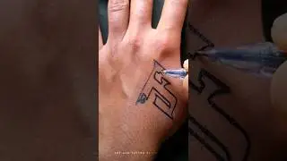 wait for end 🔥🥶 || SF Monogram tattoo || #tattoo #tattooartist #viral #shorts