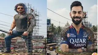 Instagram Trending Construction Building Statue Viral 3D Ai Photo Editing|Gemini Photo Edit Prompt