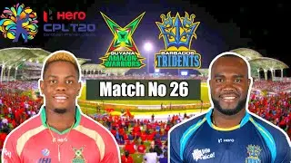 BAR VS GUY | Match No 26 | CPL 2020 Match Highlights