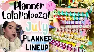 MY RIDICULOUS JULY PLANNER LINEUP 💖🌸🌈