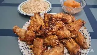 POLLO RECETA COREANA EN HORNO DE AIRE