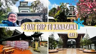 Kanazawa 🇯🇵❄️ Shrines, Castles & Snowy Walks | Japan Winter Travel Vlog - Part 1