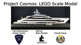 Project Cosmos: LEGO Scale Model (Side View Building Time-Lapse)