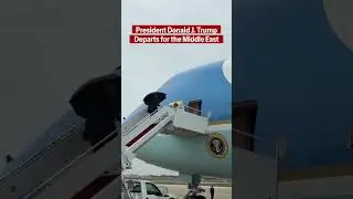 President Donald J. Trump departs for his historic trip to Israel & Egypt. 🇺🇸