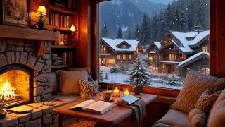 Blue Hour Winter Jazz | Gentle Saxophone & Piano for Quiet Evening and Night Listening