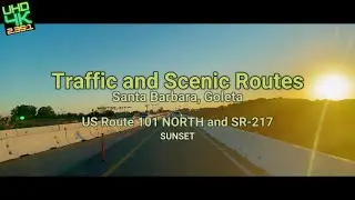 Santa Barbara, Goleta / US Route 101 NORTH and SR-217 (SUNSET)
