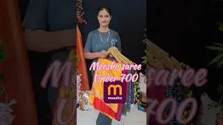 meesho saree under 700/-#akanksha #saree #akankshafashionworlds #meesho#affodablemeeshosaree