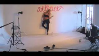 BTS of Attract Magazine with Jessica Burciaga and Shanna Moakler