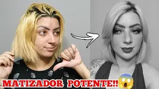 MATIZEI MEU CABELO AMARELO COM A LINHA *Maycrene Matizador Platinum* DEU CERTO?