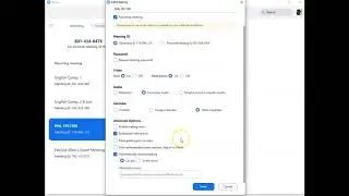 Troubleshooting Zoom: Editing Meeting Settings