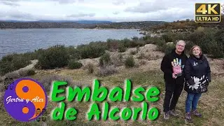 Explora los paisajes de otoño desde el aire: Embalse de Alcorlo en Guadalajara