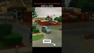 2009 vs 2025 &mdash; Same name, lost soul😨 #McDonalds #ThenAndNow #beforeandafter #shorts #nostalgia