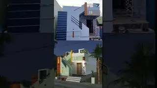 Design vs reality of a small house front view #civilengineer #emosculp #smallhousedesign