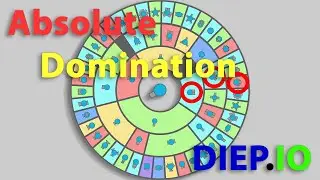 From Ruins to Absolute Domination - DIEP.IO - Spread Shot Strategy