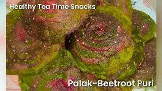 Palak Beetroot Puri Recipe | Winter Special Healthy Tea Time Snack Mere Style Me Jarur Banayiye