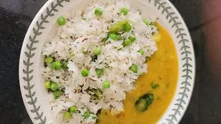How to make Green peas jeera rice|Matar Jeera rice|varan bhaat|#shorts #youtubeshorts#food 